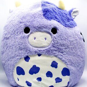 16" Bubba the Fuzzy Purple Cow Fuzzamallow Squishmallow Plush Toy BNWT